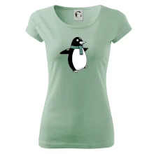 Tučniak so zeleným šálom