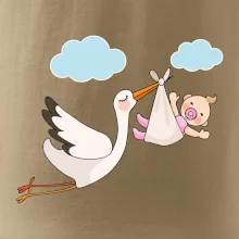 Bocian čakáme bábätko - dievča