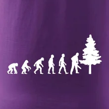 Evolúcia drevorubač - píla a strom