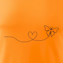 Dráha letu motýľa - srdce Dráha letu motýľa - srdce