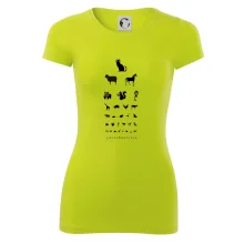 Očný test zvieratká