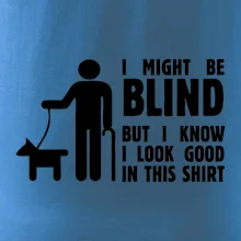 I might be blind I might be blind