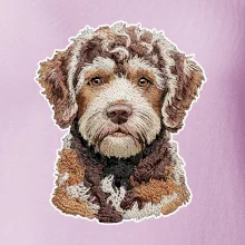 Lagotto romagnolo vyšívaná hlava