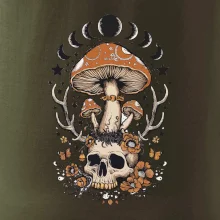 Goblincore magical mushroom