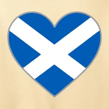 Škótske srdce na prsník