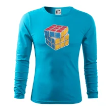 Rubikova kocka kreslená