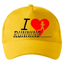 I love running dievča