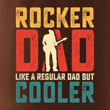 Rocker dad like a regular dad but cooler