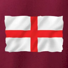 Anglická vlajka vejúca