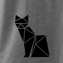 Origami mačka z boku