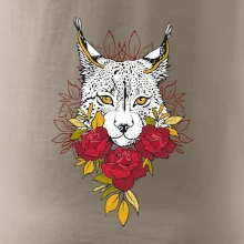 Rys s červenými ružami (Pecka design)