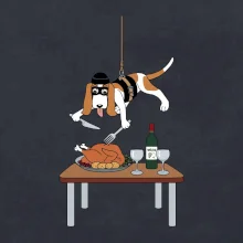 Malý zlodej - baset (Hana-creative)