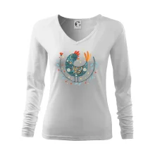 Folklór - sliepky s margarétkami Folklór - sliepky s margarétkami