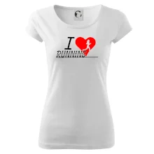 I love running dievča