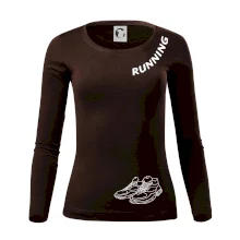 Running nápis šikmo