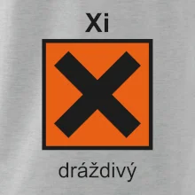 Xi Dráždivý - Výstražná tabuľka na tričku Xi Dráždivý - Výstražná tabuľka na tričku