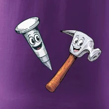 Parové tričko - Kladivo a klinec