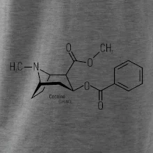 Molekulárna štruktúra Cocaine Kokaín