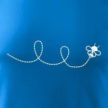 Dráha letu včely - slučka