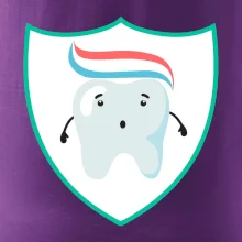 Zúbok na prsníku - zubná pasta