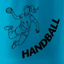 Handball nápis šikmo 1