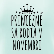 Princezné sa rodia v novembri