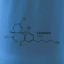 Molekulárna štruktúra CBD (Canabidiol)