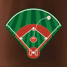 Baseballové hřiště z ptačí perspektivy
