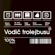 Čiarový kód - Vodič trolejbusu
