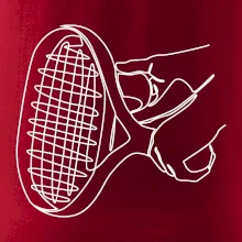 Tenisová raketa jedným ťahom Tenisová raketa jedným ťahom