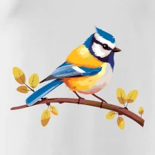 Sýkorka modrinka kreslená