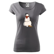 Snehuliak so spadnutým nosom