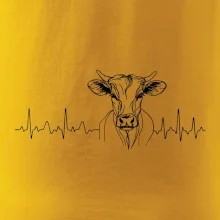 EKG krivka krava