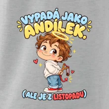 Vypadá jako andílek ale je z listopadu s prakem