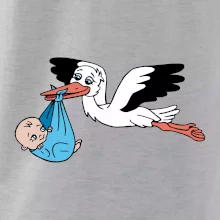 Bocian a bábätko - chlapec (Hana-creative) Bocian a bábätko - chlapec (Hana-creative)