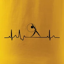 EKG moderná gymnastika obruč