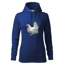 Sliepka kreslená biela