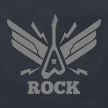 Rocková gitara krídla