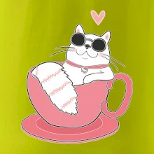 Hustá mačka v hrnčeku Hustá mačka v hrnčeku