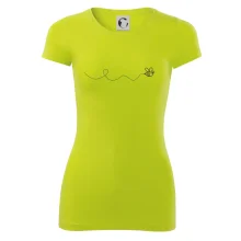 Dráha letu včely - vlnovka Dráha letu včely - vlnovka