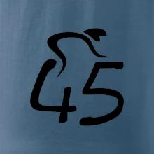 Cyklista oslavuje štyridsaťpäťku (45)