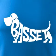 Basset nápis v tele