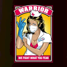 Corona Nurse warrior