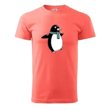 Tučniak so zeleným šálom