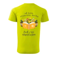 Ak mám otvorenú knihu, tak vás nepočujem