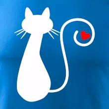 Zamilovaná mačka chvostík