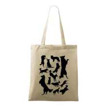 Border kólia siluety