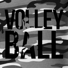 Volleyball nápis