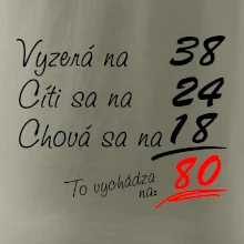 Vyzerá, cíti sa, chová sa - 80 rokov