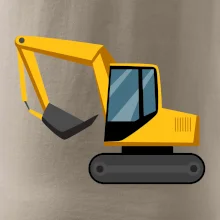 Bager bez nápisu z boku Bager bez nápisu z boku